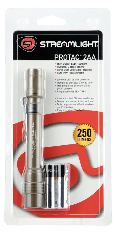Streamlight ProTac Coyote Aluminum White LED 18/250 Lumens 130 Meters Range