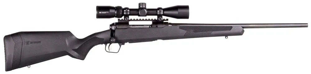 Savage 110 Apex Hunter XP 7mm Rem Mag Rifle 24" Black w/Vortex Crossfire II 3-9x40mm Scope 57314