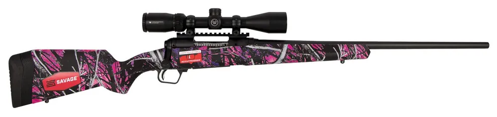 Savage 110 Apex Hunter XP 243 Win. Rifle 22" 4+1 Matte/Muddy Girl 57336