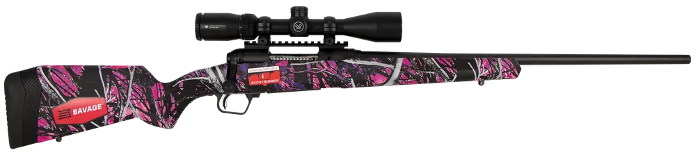 Savage Arms 110 Apex Hunter XP 6.5 Creedmoor 4+1 Rd 24" Muddy Girl Stock Full Size Rifle