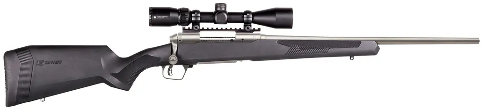 Savage 110 Apex Storm XP 22-250 Rem Rifle 20" Matte w/Vortex Crossfire II 3-9x40mm Scope 57342