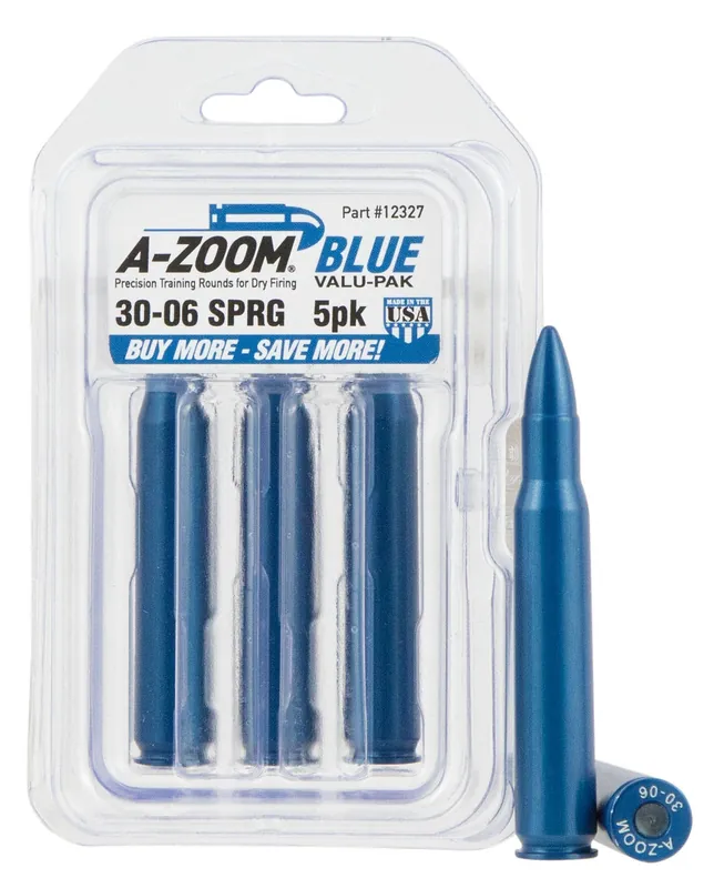 A-Zoom Blue Snap Caps Rifle 30-06 Springfield Aluminum 5/Pack