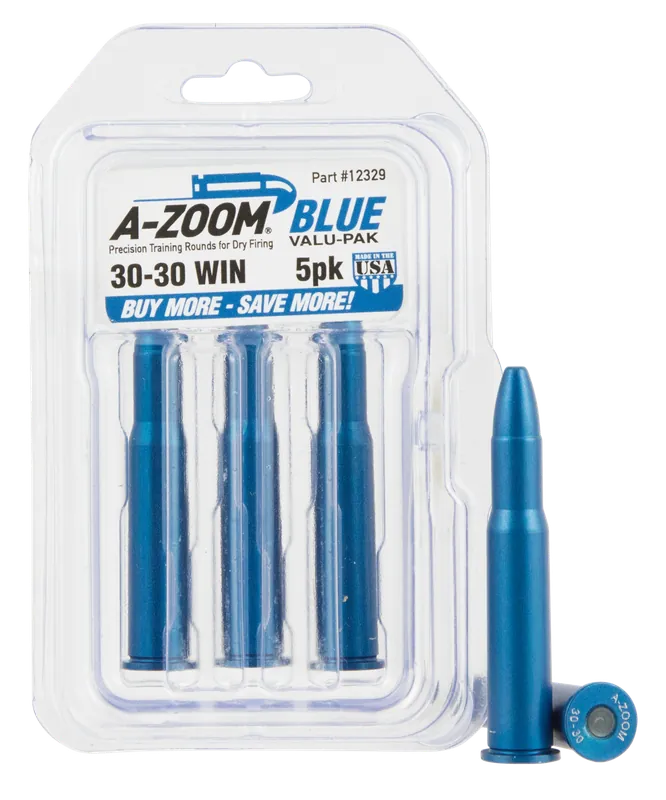 A-Zoom Blue Snap Caps Rifle 30-30 Win 5 Pack