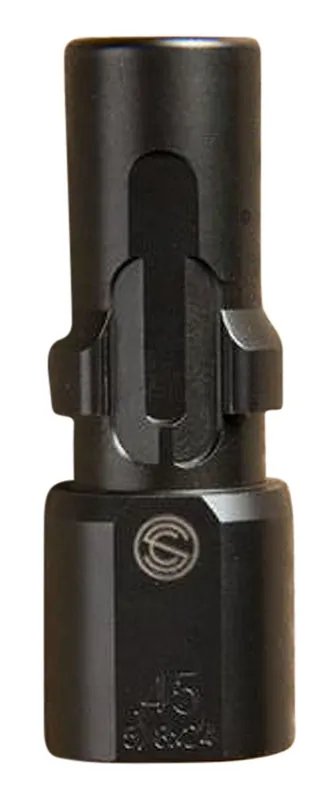 SilencerCo 3-Lug Muzzle Device Black with .578"x28 Threads for 45 ACP