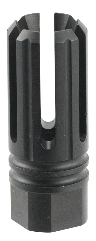 TacFire 6 Prong Flash Hider Black Nitride Steel with 5/8"-24 tpi Threads, 2.22" OAL & 0.87" Diameter for 308 Win AR-10