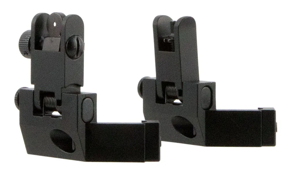 TacFire 45 Degree Sight Set Flip Up Black Anodized AR-Platform