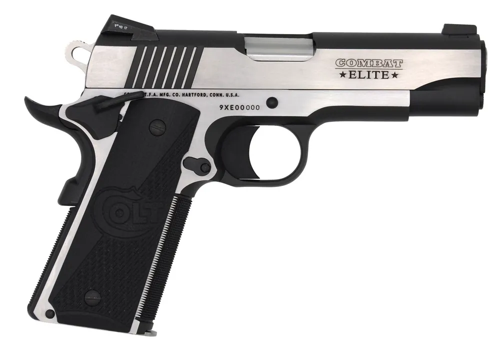 Colt Mfg Combat Elite Commander 45 ACP Pistol 4.25" Two-Tone O4080CE