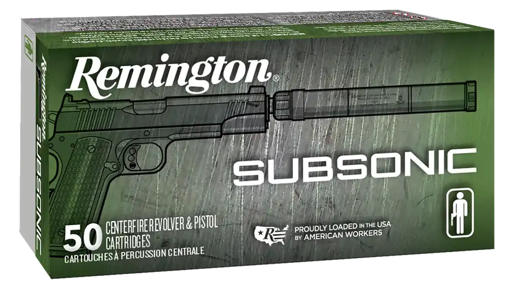 Remington Advanced Armament Subsonic 9mm Luger 147 Gr. FMJ 50/Box