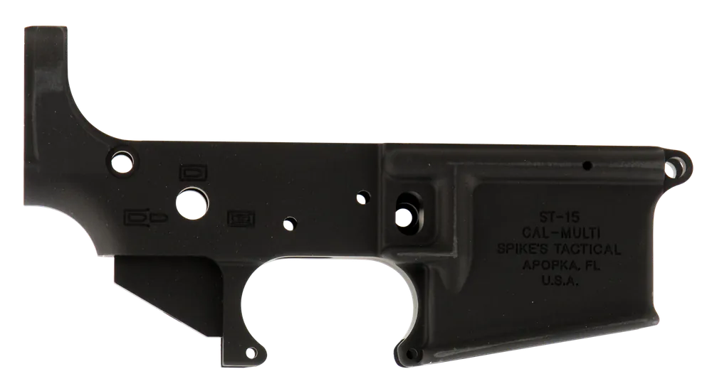 Spikes No Logo Stripped Lower Receiver for AR-15 STLS045
