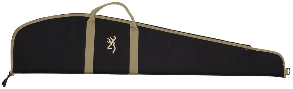 Browning Plainsman Rifle Case 44 Black with Tan Trim 600D Polyester "