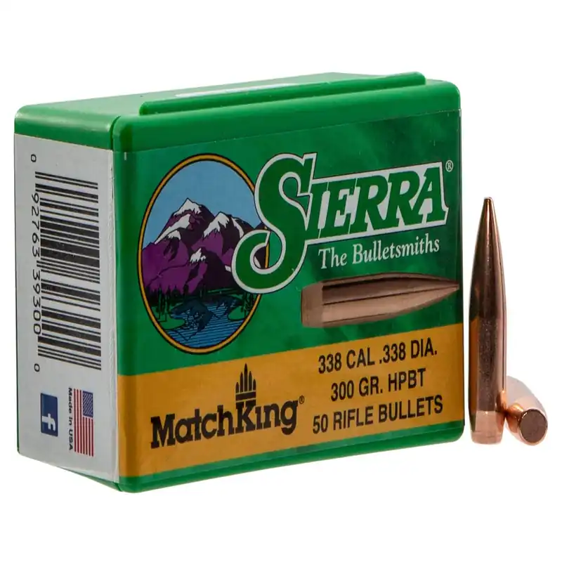 Sierra MatchKing 338 Cal 300 Gr HPBT 50/Box