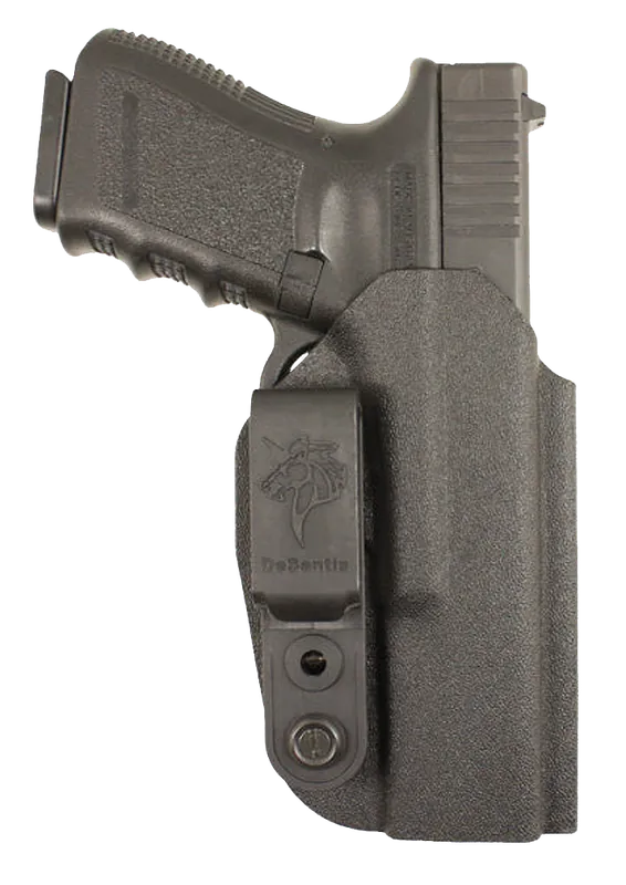 DeSantis Gunhide 137KJ0CZ0 Slim-Tuk IWB Fits Glock 43 w/Streamlight TLR6 Kydex Black
