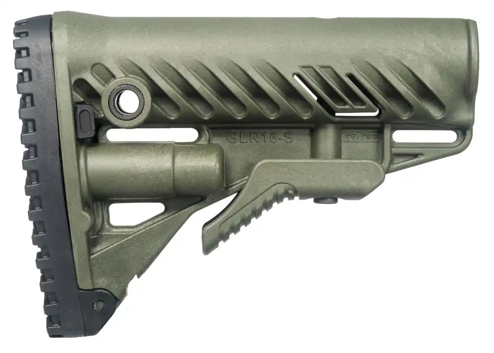 FAB Defense GLR-16 Buttstock OD Green Synthetic for AR-15, M16