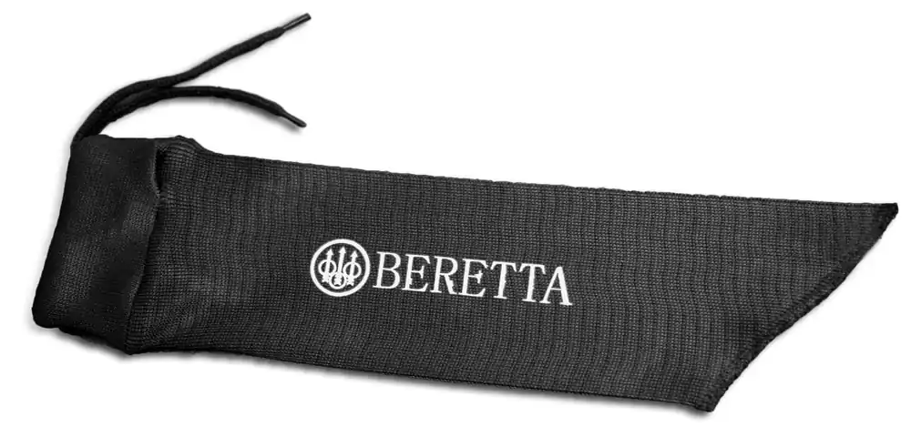 Beretta USA VCI Gun Sock made of Yarn with Black Finish & White Logo for Pistols