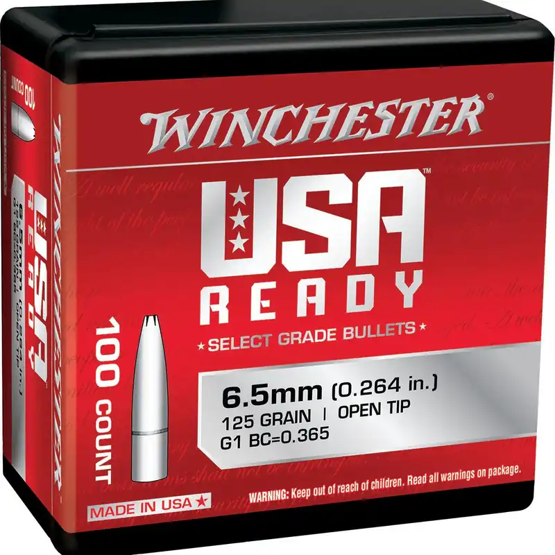 Winchester Ammo 6.5 Creedmoor 125 Gr Open Tip 100/Box