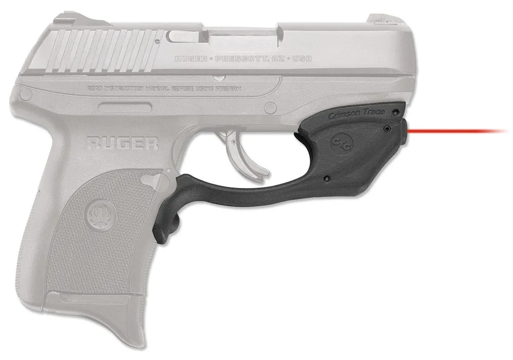 Crimson Trace Laserguard 5mW Red Laser with 633nM Wavelength & 50 ft Range Black Finish for Ruger LC 9/380, LC9s, EC9s