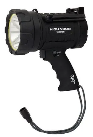 Browning High Noon Pro USB w/Wide Angle Plus 87/1800 Lumens White LED Cree XM LED Black 1,000 yds