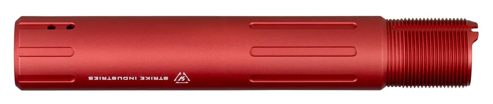 Strike Receiver Extension Tube AR Pistol Platform Red Anodized Aluminum AR Carbine