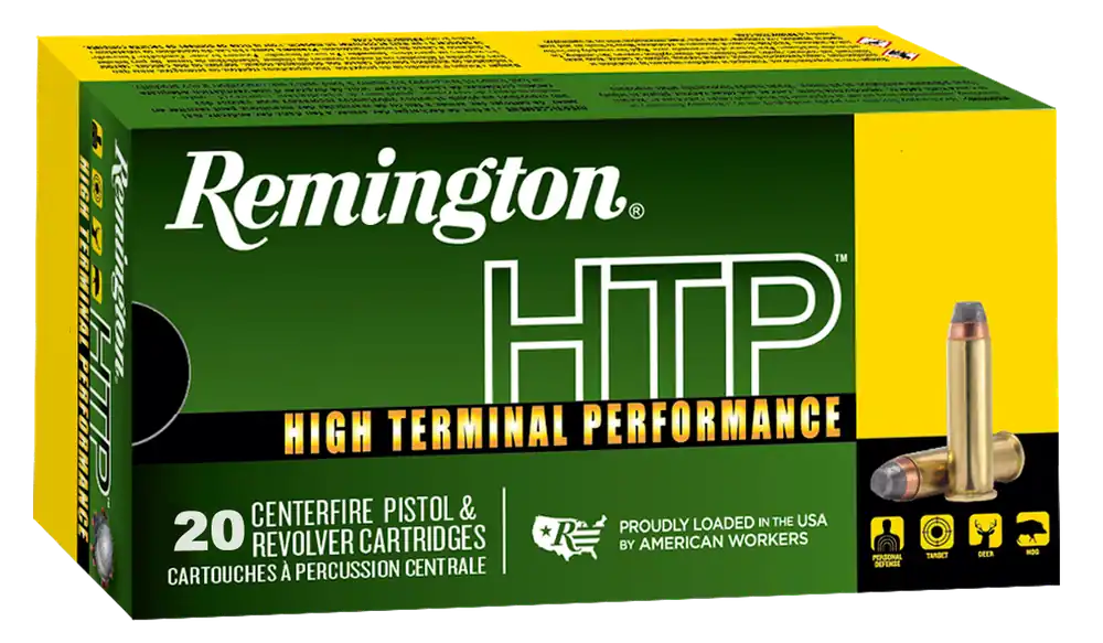 Remington Ammunition HTP 40 S&W 155 gr Jacketed Hollow Point (JHP) 20 Bx/ 25 Cs