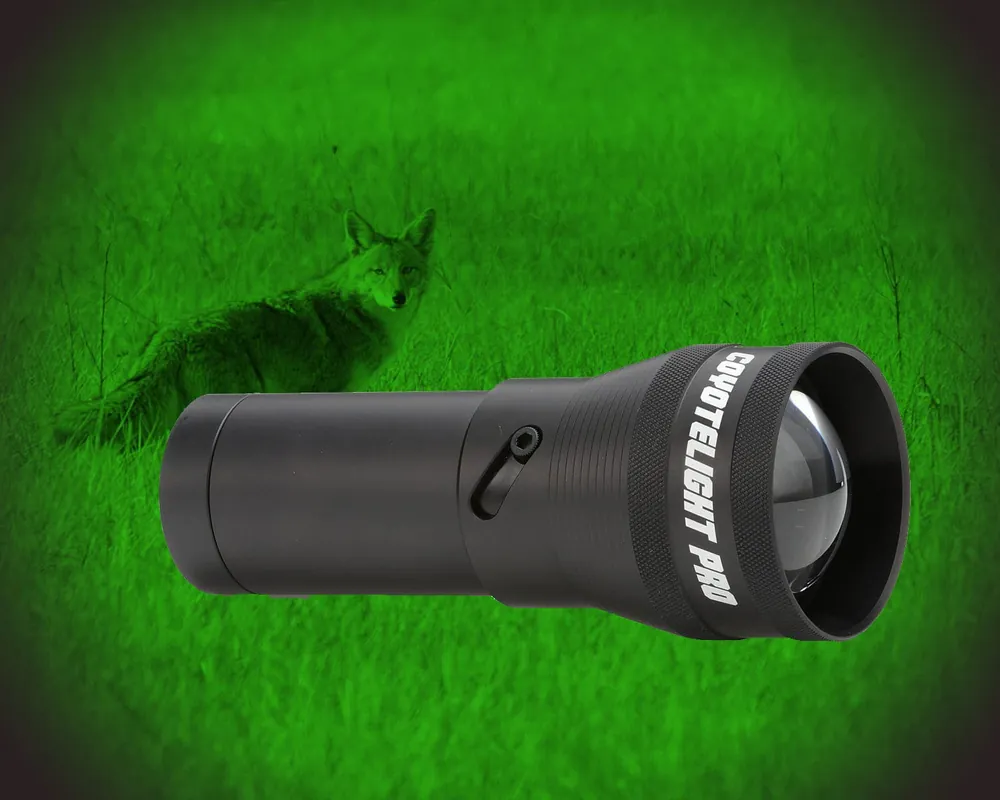 Coyote Light Pro Green LED Picatinny Rail Mount Matte Black Aluminum