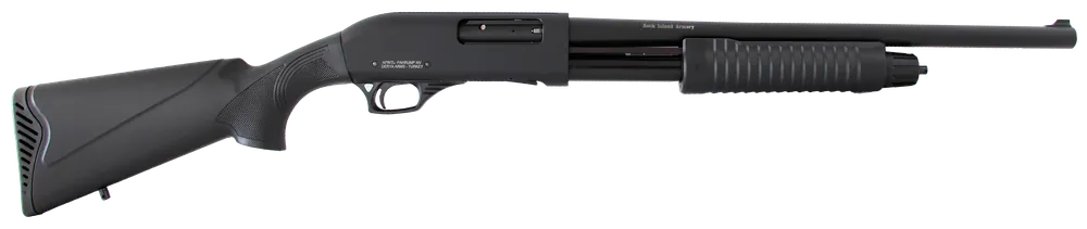 Rock Island CR103 Meriva Standard Pump 12 Gauge 18.50" 5+1 3" Black Anodized Rec Black Synthetic Stock Right Hand (Full Size)