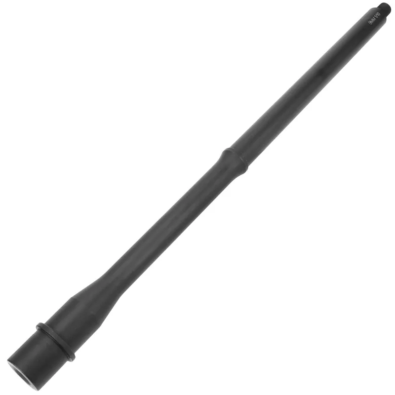 TacFire AR Barrel 9mm NATO 16" Black Nitride Finish 4150 Chrome Moly Vanadium Steel Material with Threading & 1 10" Twist for AR-15