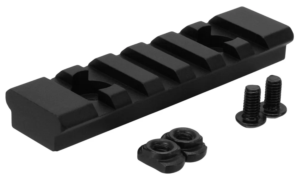 TacFire M-LOK 7-Slot Black Hardcoat Anodized 2.95"