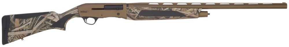 TriStar 24189 Viper Max 12 Gauge 28" 5+1 3.5" Bronze Cerakote Rec/Barrel Mossy Oak Shadow Grass Blades Stock Right Hand (Full Size) Includes 4 MobilChoke