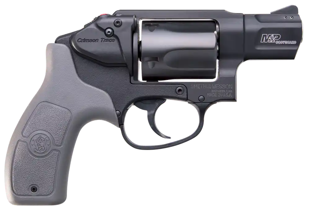 Smith & Wesson 12058 M&P Bodyguard *MA Compliant 38 S&W Spl +P 5rd 1.88" Blued Matte Black Aluminum Gray Polymer Grip Crimson Trace Laser