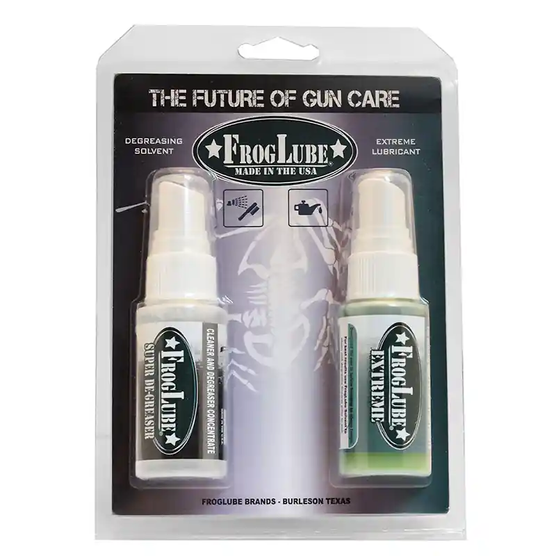FrogLube Dual Kit Cleans, Lubricates, Prevents Rust & Corrosion Removes Oil, Grease, Dirt Spray Bottle