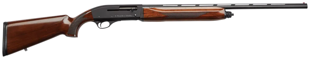 Charles Daly 930169 600 28 Gauge with 26" Blued Barrel, 2.75" Chamber, 5+1 Capacity, Black Anodized Metal Finish & Oiled Walnut Fixed Checkered Stock Right Hand (Full Size)