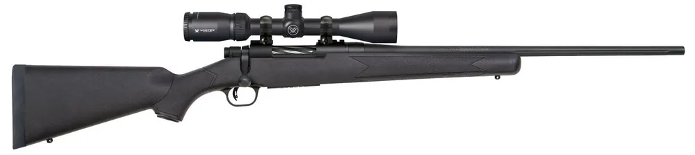 Mossberg Patriot 25-06 Rem Rifle 22" Matte w/Vortex Crossfire II 3-9x40mm 28054