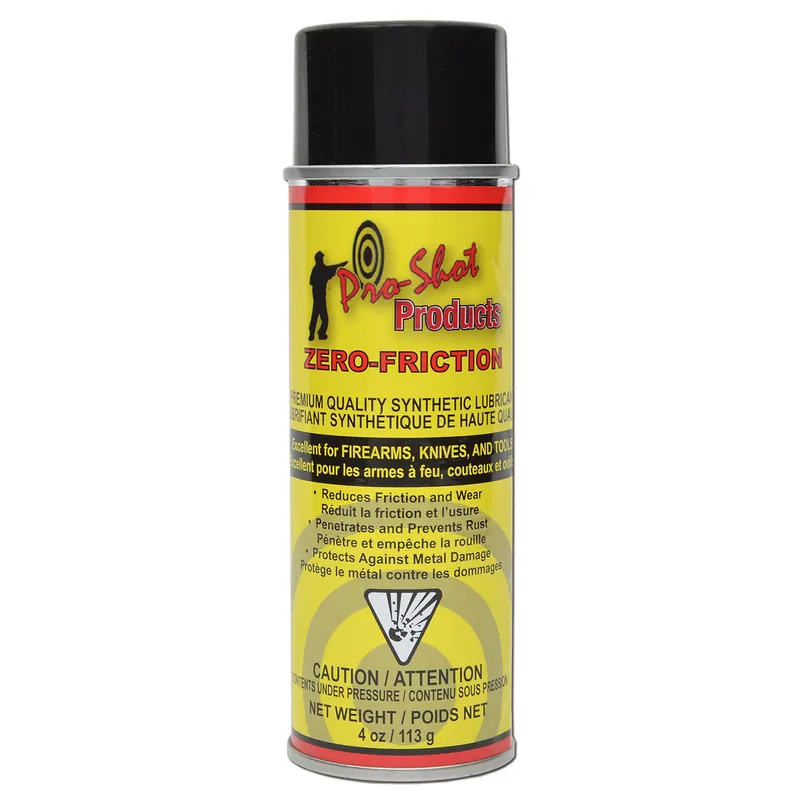 Pro-Shot Zero Friction Lubricates Aerosol