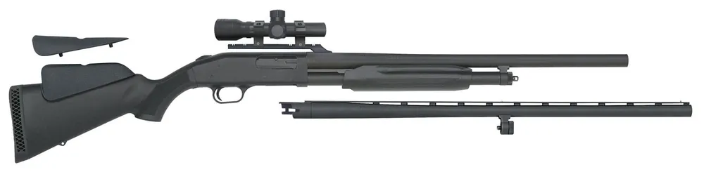 Mossberg 500 Field/Deer Combo 12 Gauge Pump Shotgun 5+1 24"/28" Blued 58244