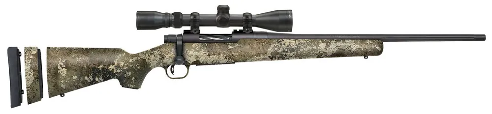 Mossberg Patriot Super Bantam 308 Win Caliber with 5+1 Capacity, 20" Fluted Barrel, Blued Metal Finish