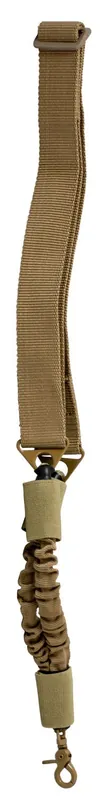 NcStar Single Point Sling 1.50" W x 44"-60" L Adjustable Bungee Tan Nylon