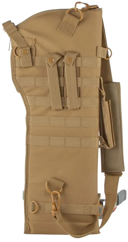 NcStar VISM Scabbard with Tan Finish, MOLLE Webbing, D-Ring & Grommet for Drainage for Rifle/Carbine