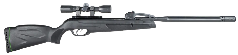Gamo 611006875554 Swarm Whisper Break Open Gas Piston 22 Pellet 10rd Black Rec Black Fixed All Weather Stock 4x32 mm