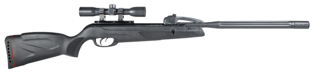 Gamo 6110068754 Swarm Whisper Break Open Gas Piston 177 Pellet 10rd Black Rec Black Fixed All Weather Stock 4x32 mm
