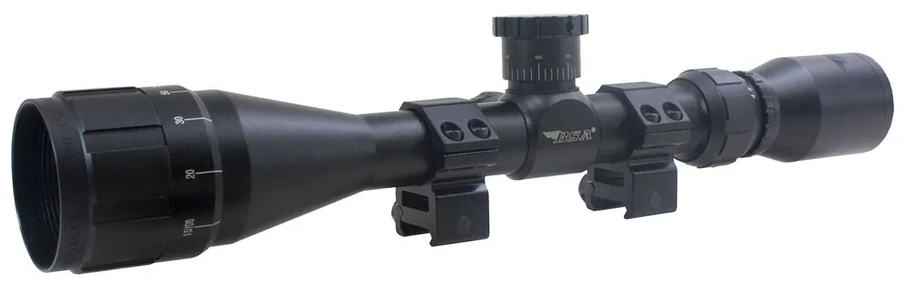 BSA Sweet 17 Matte Black 3-9x40mm AO 1" Tube 30/30 Duplex