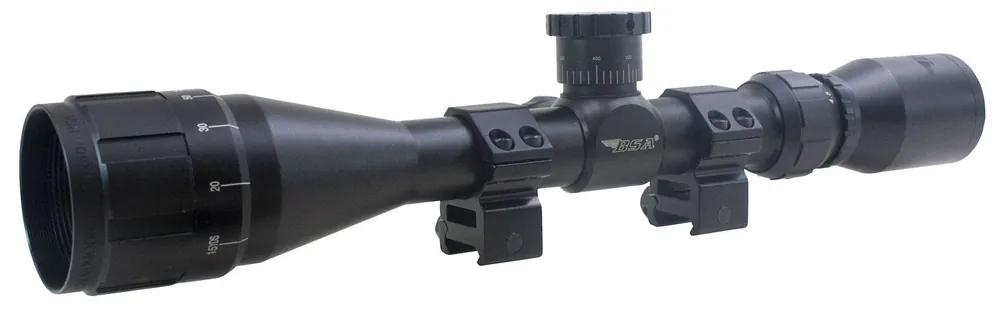 BSA Sweet 17 Matte Black 3-12x40mm AO 1" Tube 30/30
