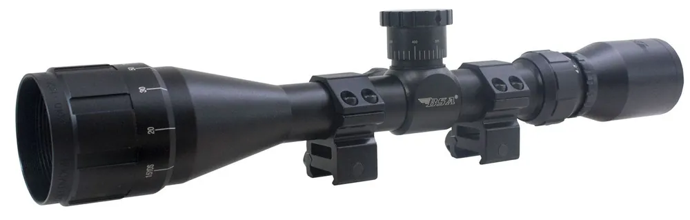 BSA Sweet 22 Matte Black 3-9x 40mm AO 1" Tube 30/30
