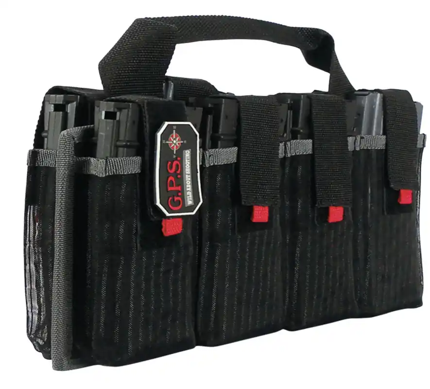 G*Outdoors AR Mag Tote Nylon Black Finish AR-Style Mags