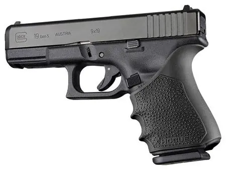 Hogue HandAll Beavertail Grip Sleeve for Glock 19, 23, 32, 38 Gen1,2,5