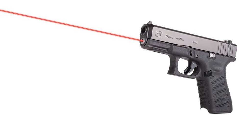 LaserMax Guide Rod Laser 5mW Red Laser with 635nM Wavelength & Made of Aluminum for Glock 19, 19 MOS, 19x, 45 Gen5