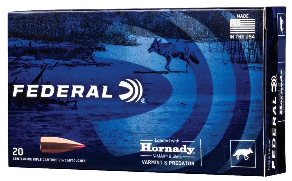 Federal Varmint & Predator 204 Ruger 32 Gr. Hornady V-Max 20/Box