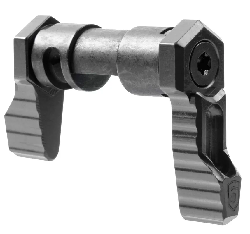 Phase 5 Weapon Systems Safety Selector 90 Degree made of Aluminum with Black Anodized Finish for Ambidextrous Hand & AR-Platform