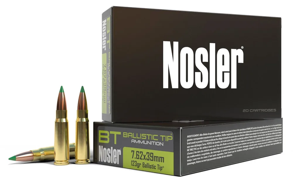 Nosler Ballistic Tip 7.62x39mm 123 Gr. 20/Box