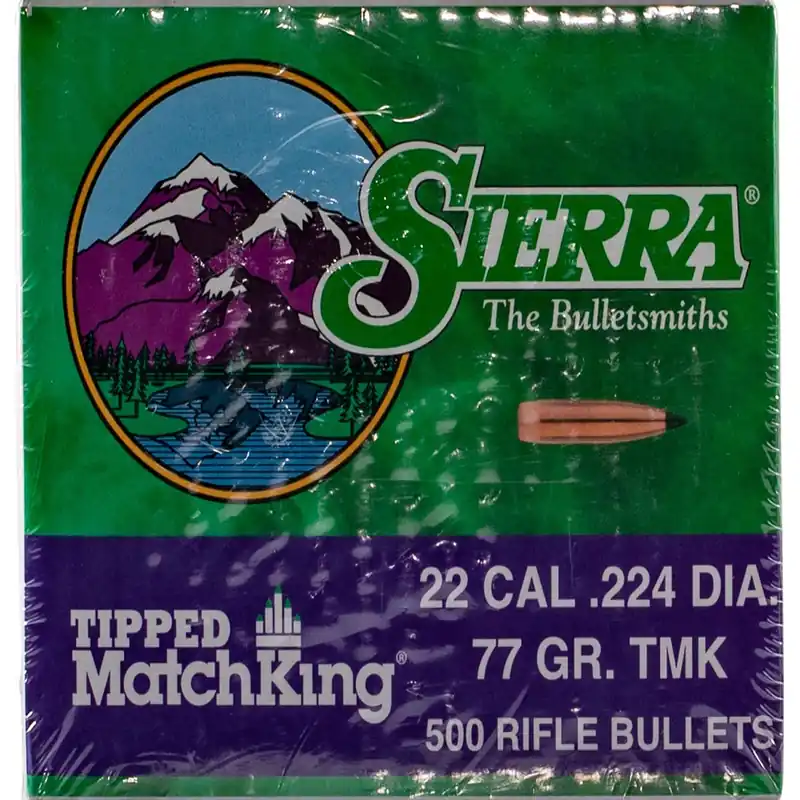 Sierra Tipped MatchKing 22 Cal 77 Gr Tipped MatchKing 500/Box