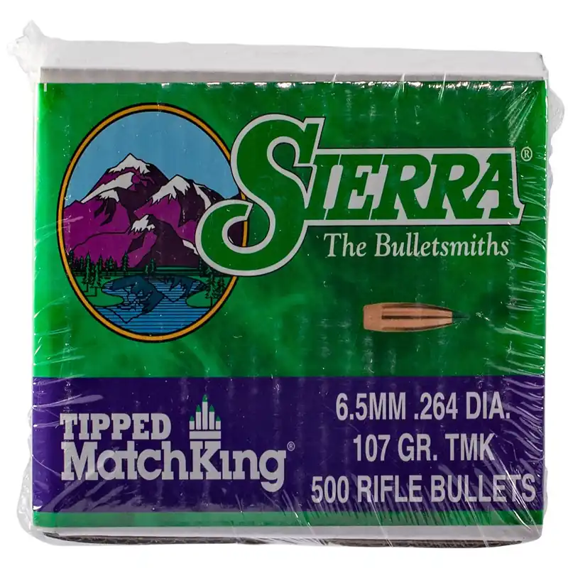 Sierra Tipped MatchKing 6.5 Creedmoor 107 Gr Tipped MatchKing 500/Box